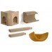Kitty Corner Hideaway + Cradle + 2 Ramps + Wall Cup Cat Wall Climbing Package