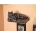 Artisan Made - (3) Floating Cat Wall Cubes + (1) Cat Wall Bed