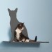 Cat Silhouette Cat Shelf - Perch