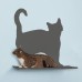 Cat Silhouette Cat Shelf - Prance