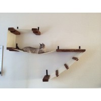 Deluxe Cat Wall Play Place