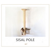 Sisal Pole - Wall Mounted for Cats