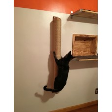 Sisal Wall Mounted Cat Scratcher & Climber Pole