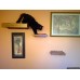Artisan Made - (4) Floating Cat Wall Shelves + (1) Floating Cat Wall Bed