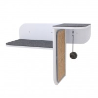 Step Perch Wall-mounted Cat Perch, Scratcher & Lounge
