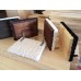 Wooden Cat Wall Shelf Covered in Plush Fabric